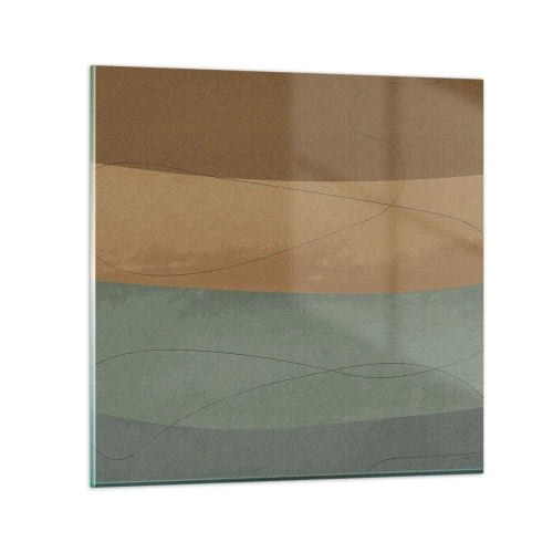 Impression sur verre - Image sur verre - Composition horizontale - 60x60 cm