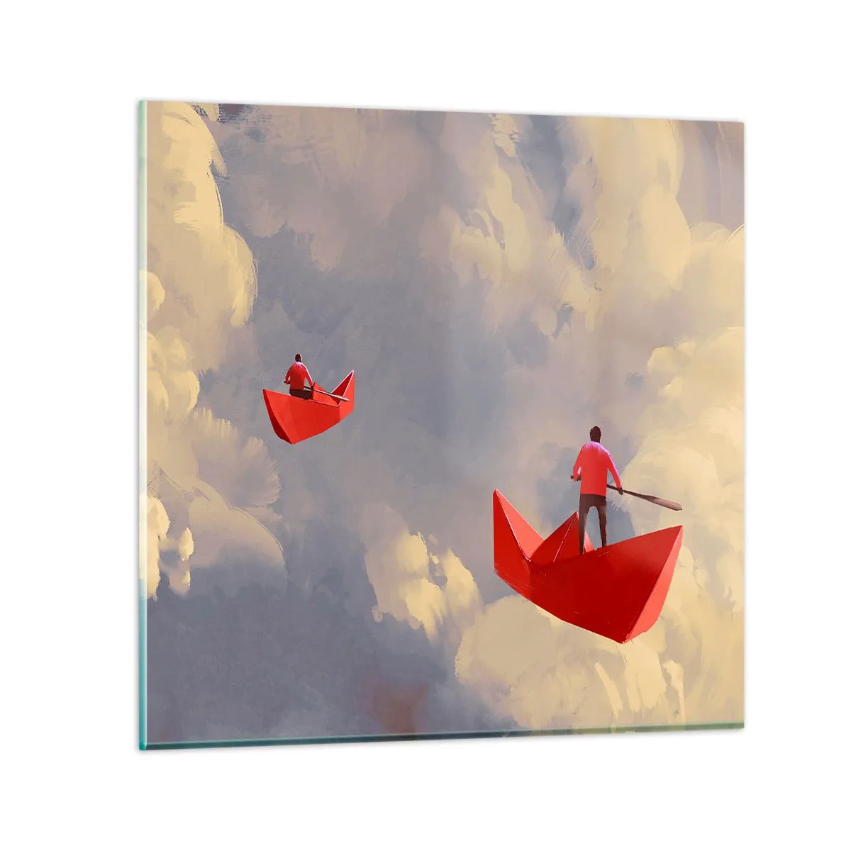 Impression sur verre - Image sur verre - Expédition des Rêveurs - 50x50 cm