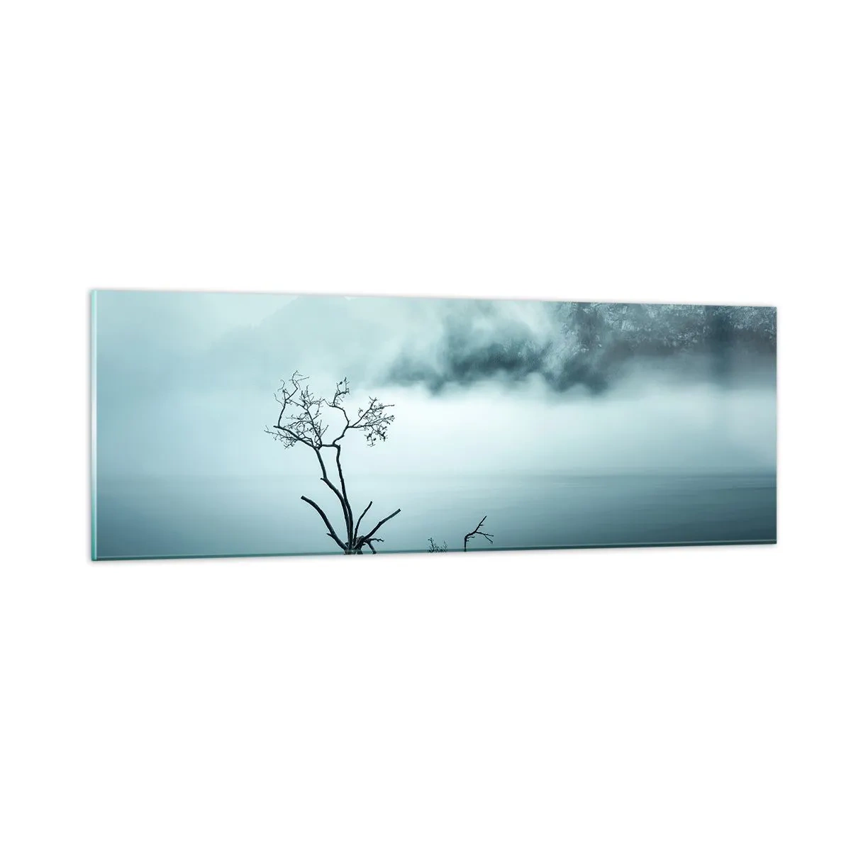 Impression sur verre - Image sur verre - D'eau et de brouillard - 90x30 cm