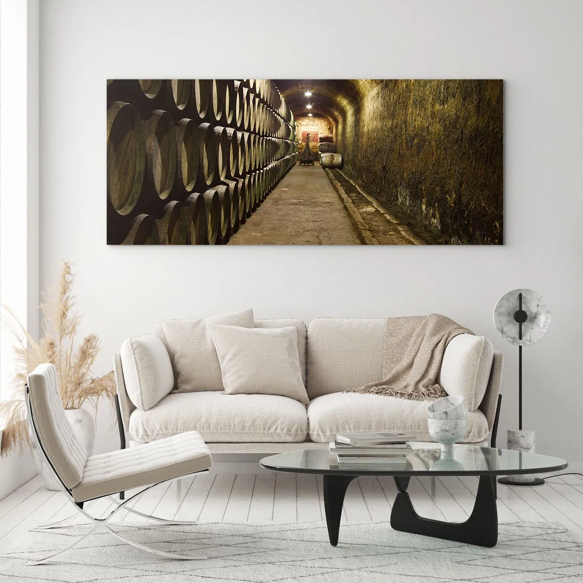 Impression sur verre - Image sur verre - Qu'il est bon de s'allonger - 90x30 cm