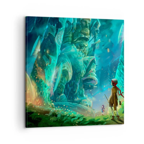 Impression sur toile - Image sur toile - Du grand livre des contes de fées - 60x60 cm