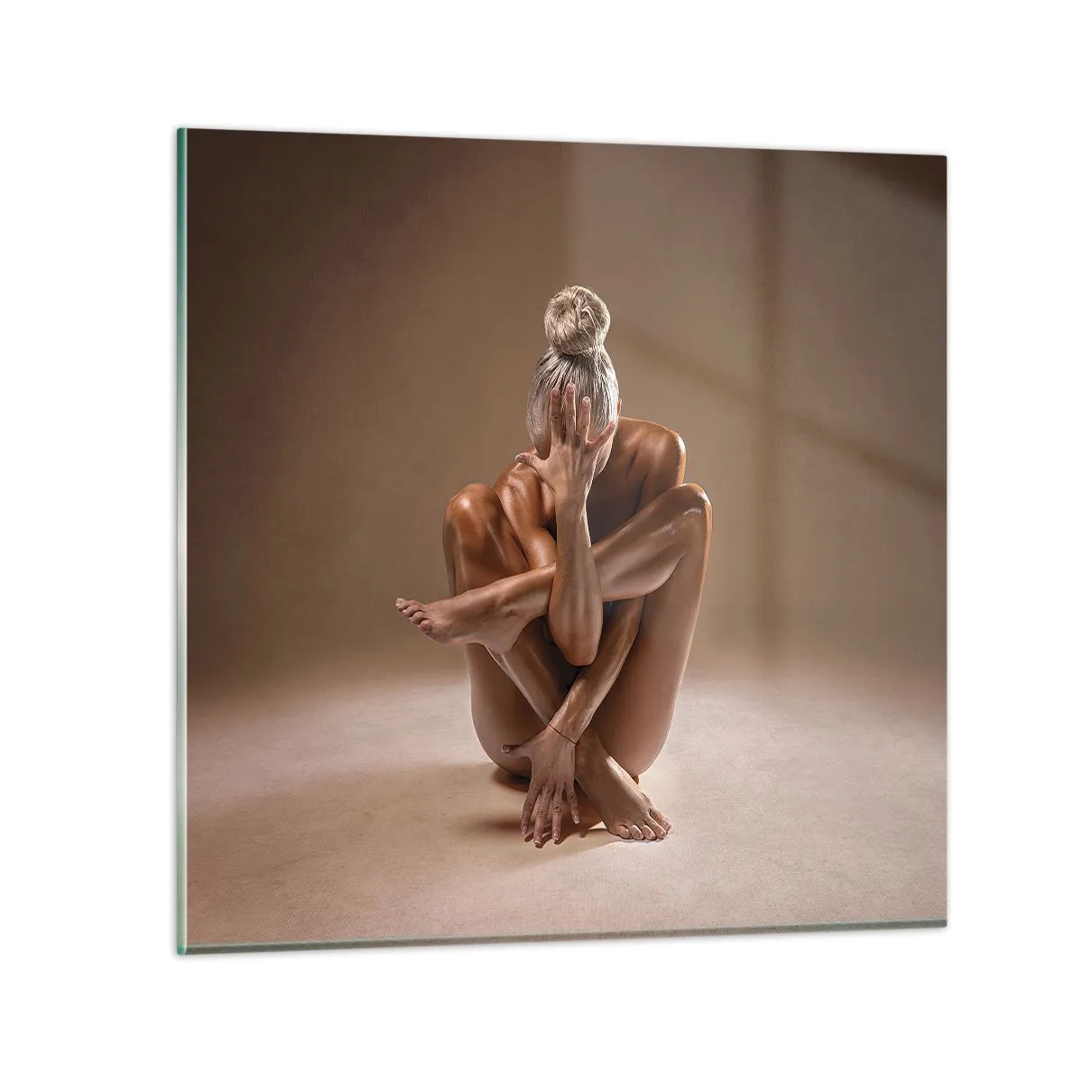 Impression sur verre - Image sur verre - Unité du corps et de l'âme - 70x70 cm