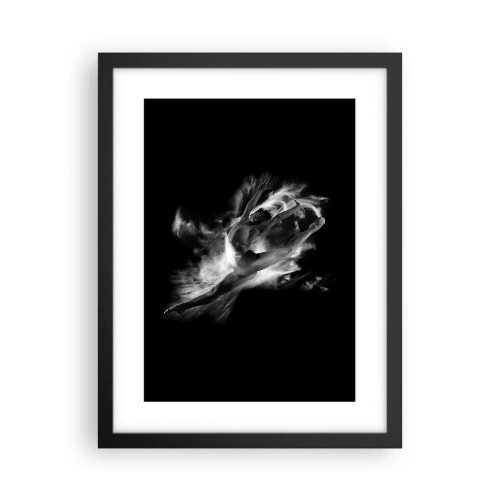 Affiche dans un cadre noir - Poster - Coincé en l'air - 30x40 cm