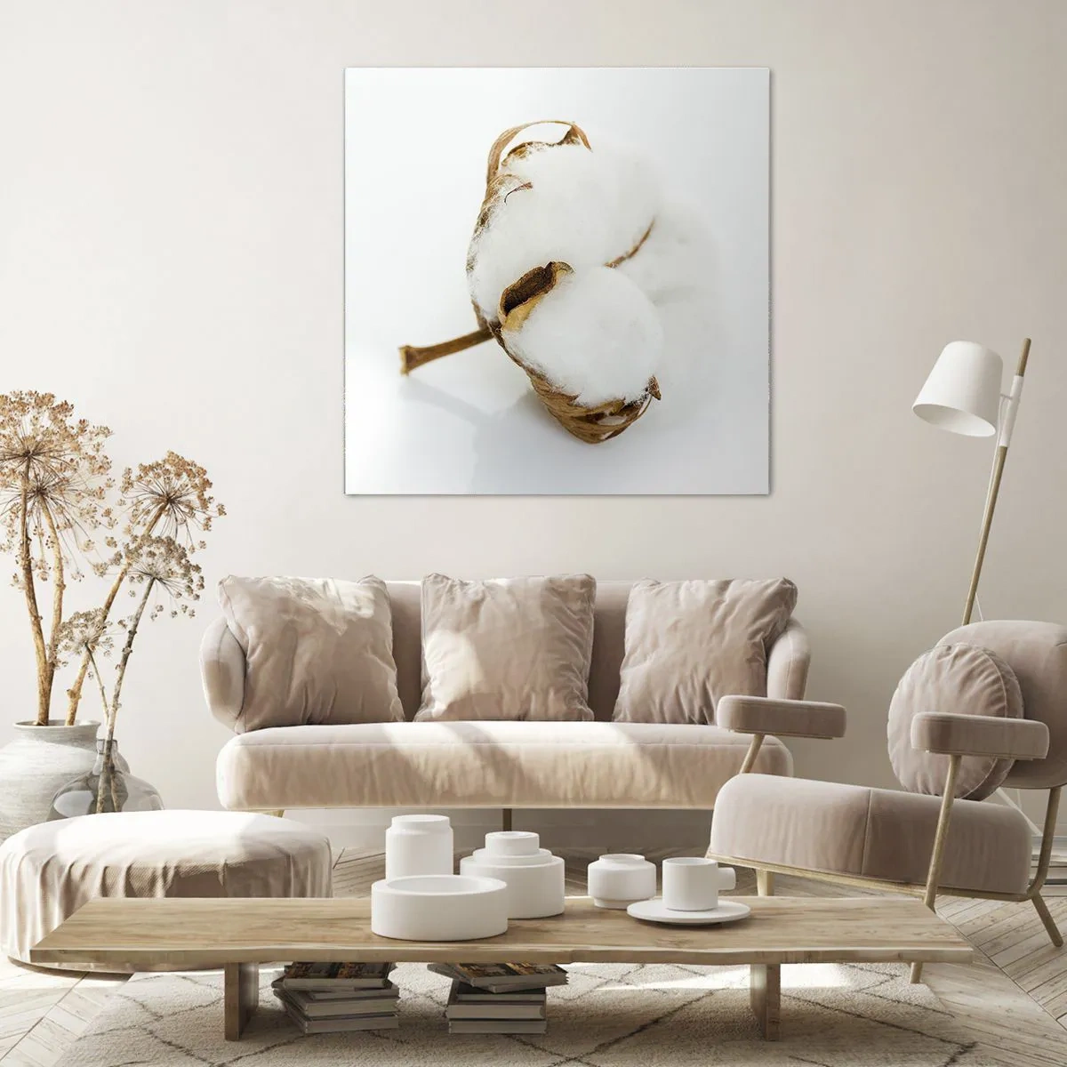 Impression sur toile - Image sur toile - Doux par nature - 30x30 cm