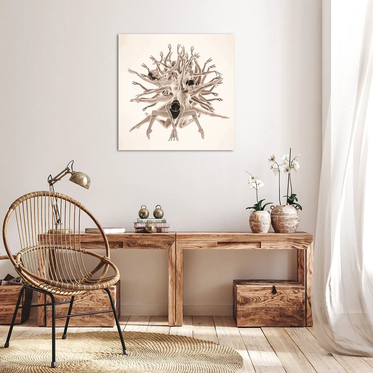 Impression sur toile - Image sur toile - S'épanouir en danse - 40x40 cm