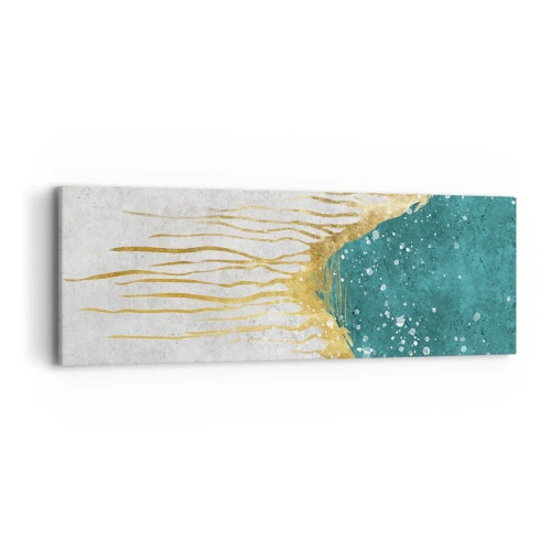 Impression sur toile - Image sur toile - Marée dorée - 90x30 cm