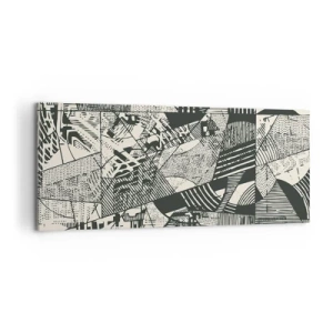 Impression sur toile - Image sur toile - Dynamique du modernisme - 100x40 cm