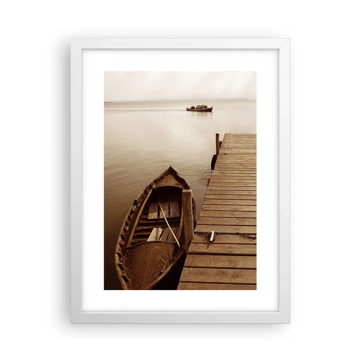 Affiche dans un cadre blanc - Poster - Le grand silence - 30x40 cm