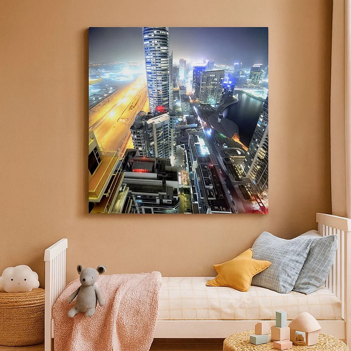 Impression sur toile - Image sur toile - Un miracle dans le désert - 30x30 cm