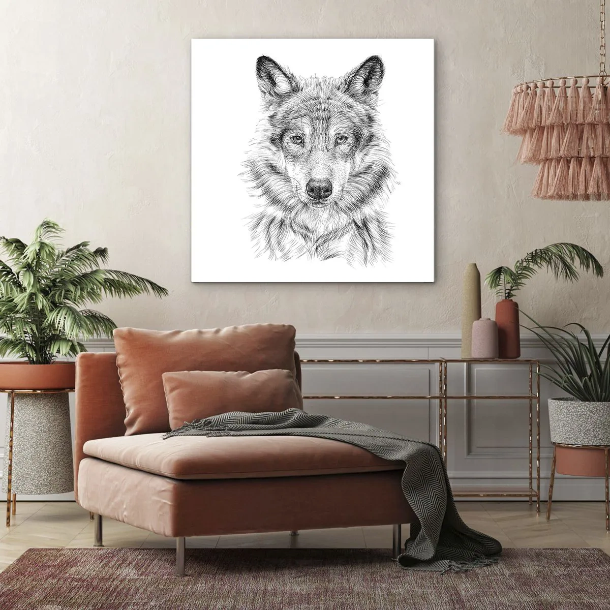 Impression sur toile - Image sur toile - Un leader né - 40x40 cm