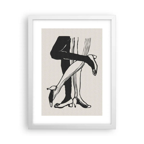 Affiche dans un cadre blanc - Poster - Attribut féminin - 30x40 cm