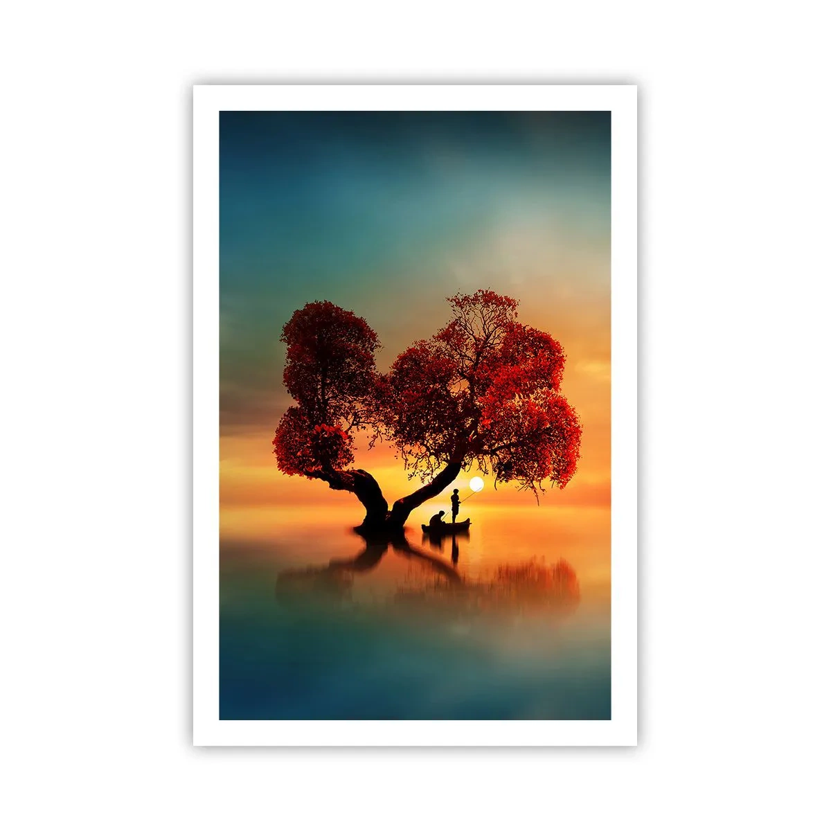 Affiche - Poster - Plénitude et éloignement sans monde - 61x91 cm