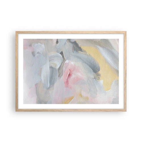 Affiche dans un chêne clair - Poster - Dans un monde pastel - 70x50 cm