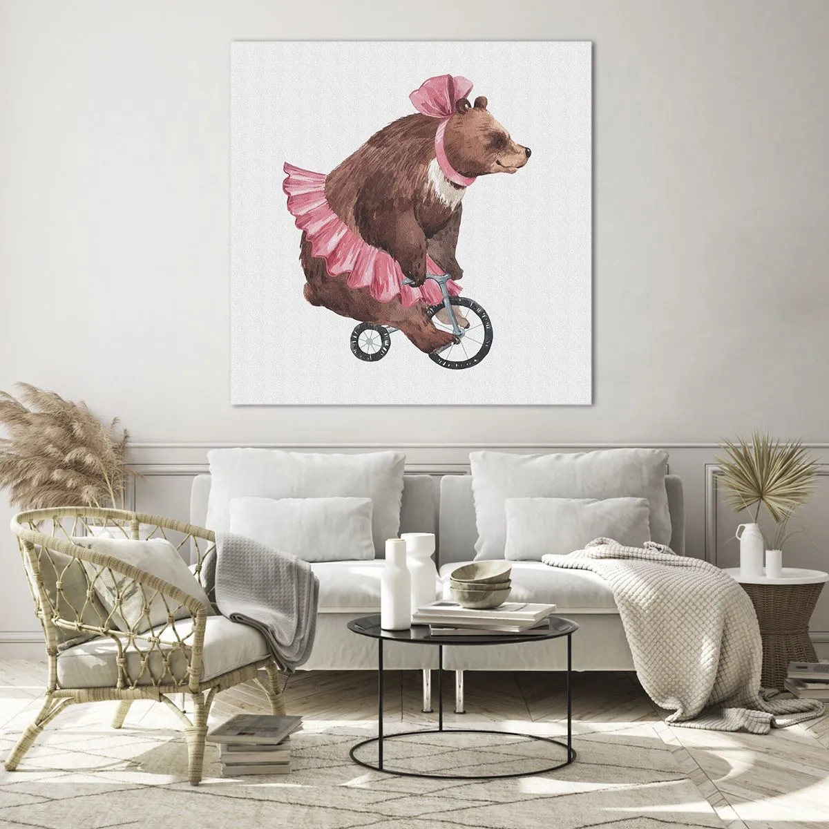 Impression sur verre - Image sur verre - Quel cirque ! - 30x30 cm