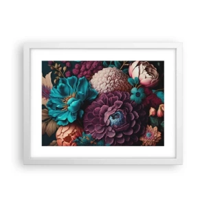 Affiche dans un cadre blanc - Poster - La nature en abondance - 40x30 cm