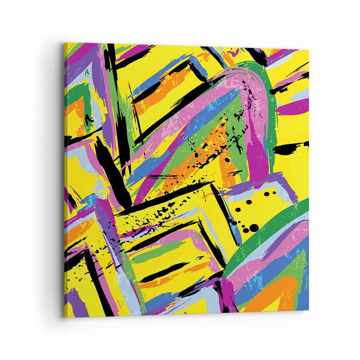 Impression sur toile - Image sur toile - Jusqu'à ce qu'il crie de joie - 70x70 cm