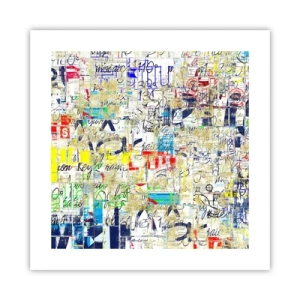 Affiche - Poster - Ca fait juste plaisir aux yeux - 40x40 cm