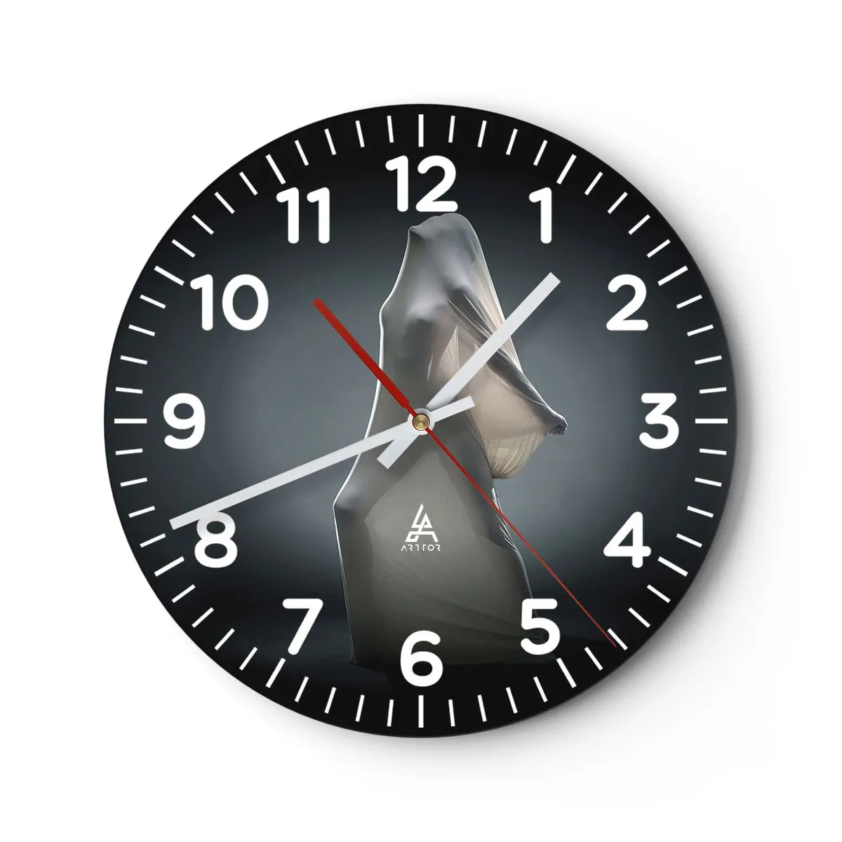 Horloge murale - Pendule murale - Une soif secrète - 40x40 cm