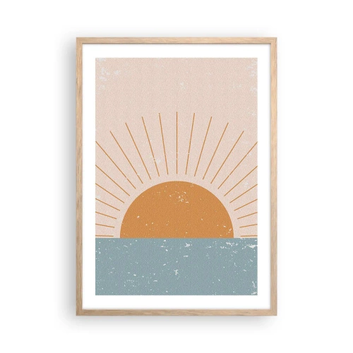 Affiche dans un chêne clair - Poster - Un miracle au quotidien - 50x70 cm