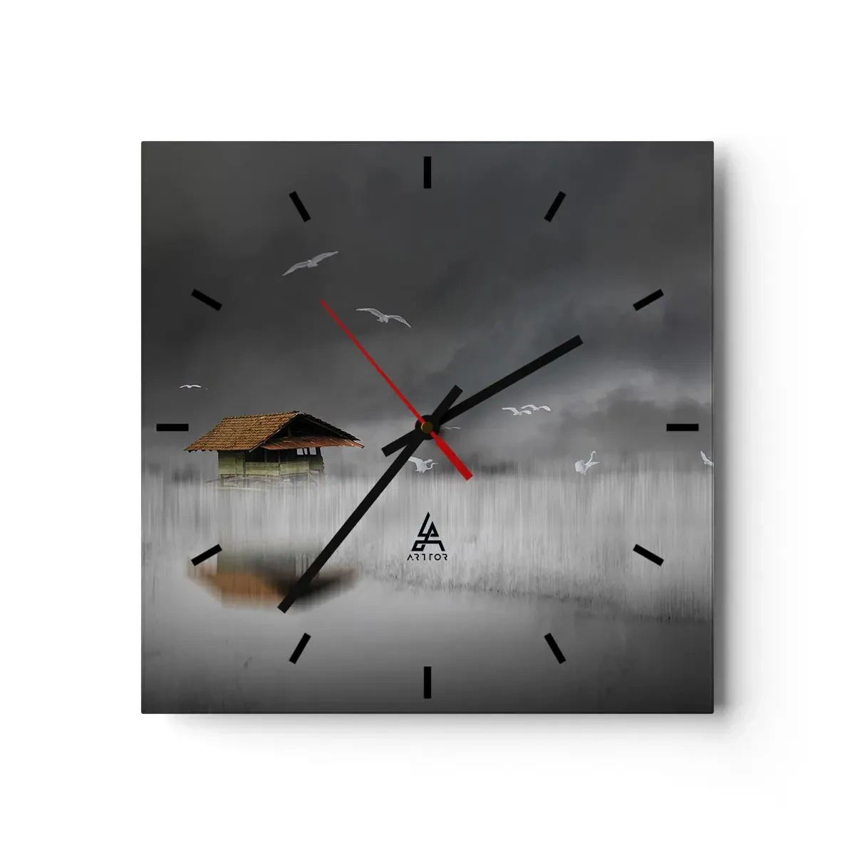 Horloge murale - Pendule murale - A l'abri de la pluie - 40x40 cm