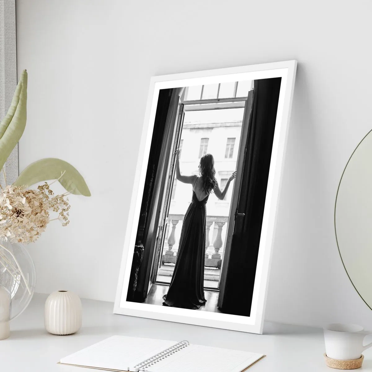 Affiche dans un cadre blanc - Poster - Dans plusieurs style - 61x91 cm