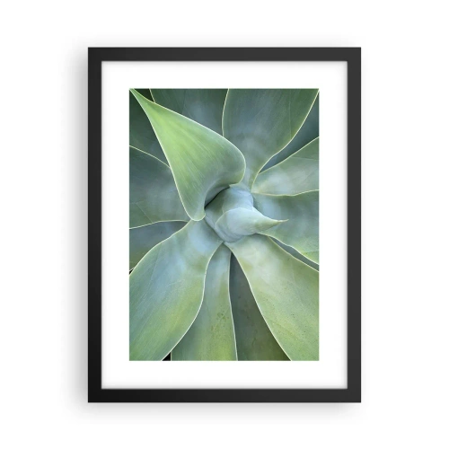 Affiche dans un cadre noir - Poster - La naissance de la verdure - 30x40 cm