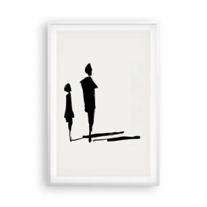 Affiche dans un cadre blanc - Poster - Êtes-vous sûr qu'ils sont ensemble ? - 61x91 cm