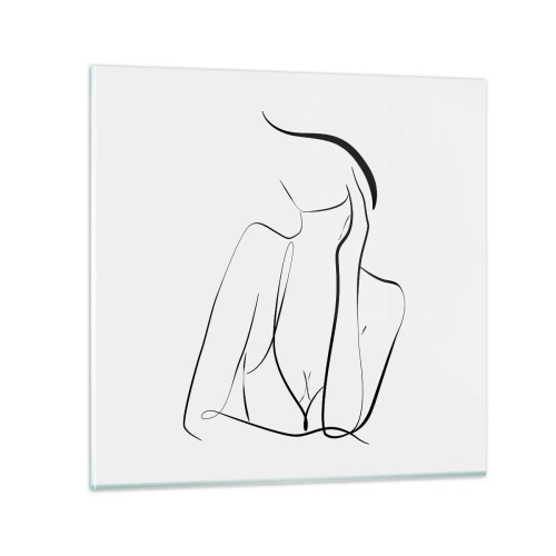 Impression sur verre - Image sur verre - Sur les vague d'un rêve - 60x60 cm