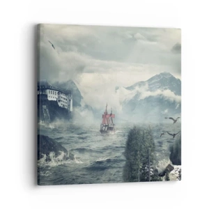 Impression sur toile - Image sur toile - Dans l'eau magique - 40x40 cm