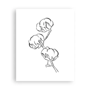 Affiche - Poster - Duvet de coton - 40x50 cm