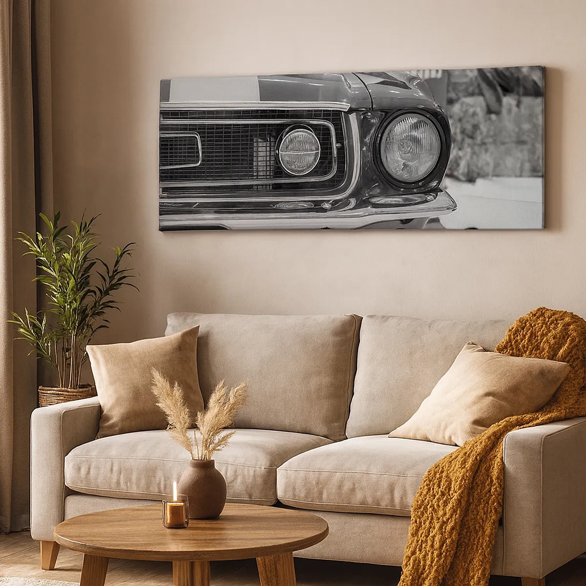 Impression sur toile - Image sur toile - Conduire dur - 30x30 cm