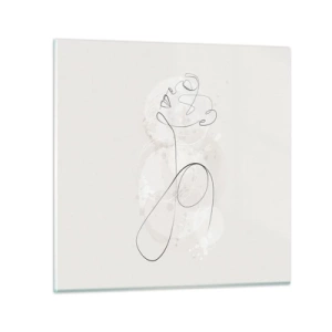 Impression sur verre - Image sur verre - Spirale de beauté - 60x60 cm