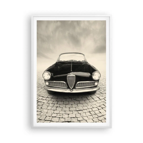 Affiche dans un cadre blanc - Poster - Et alors! Tu ne m'aime pas? - 70x100 cm