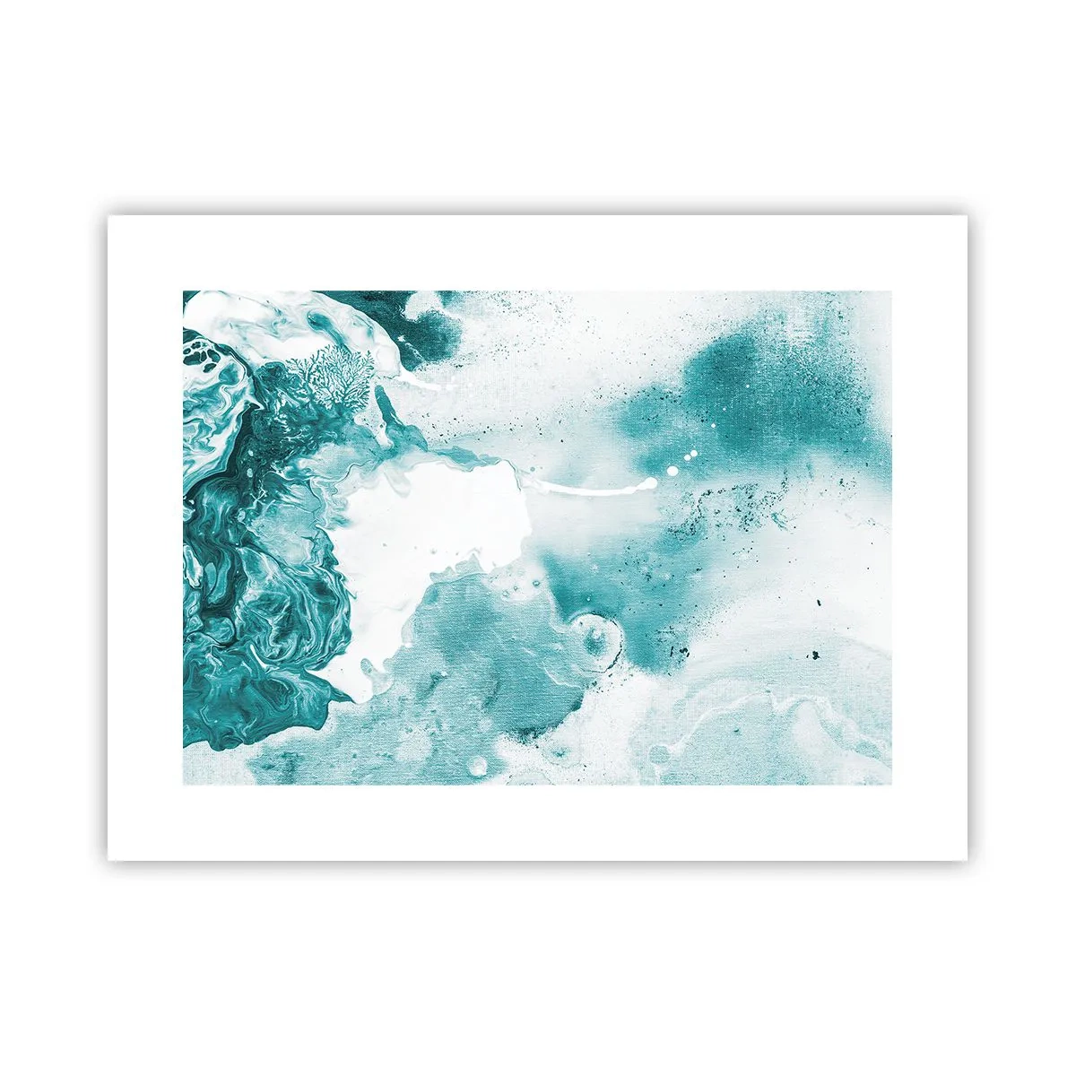 Affiche - Poster - Marécage bleu - 40x30 cm
