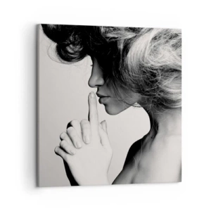 Impression sur toile - Image sur toile - A l'écoute d'elle-même - 50x50 cm