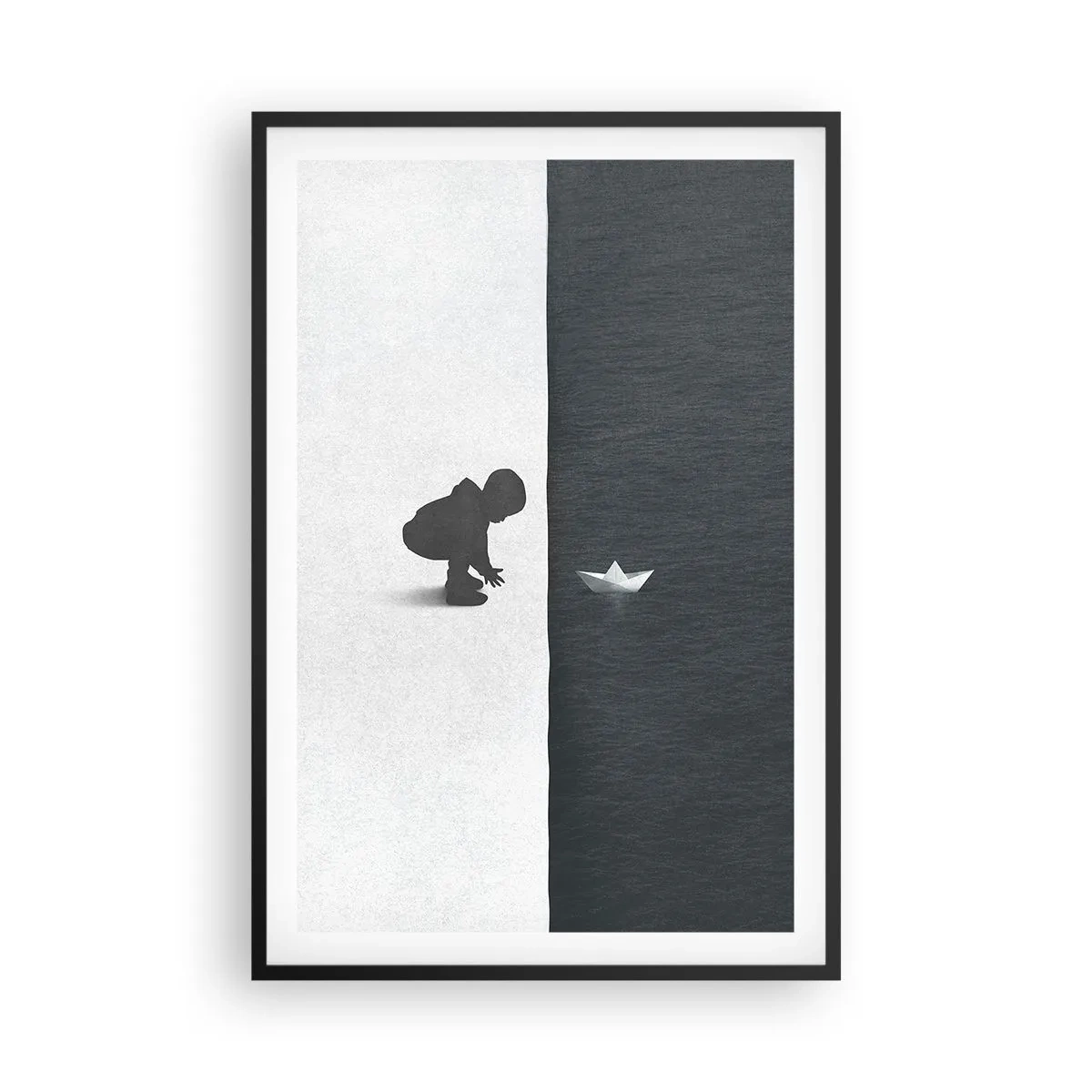 Affiche dans un cadre noir - Poster - Grande expédition - 61x91 cm