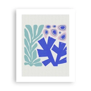 Affiche - Poster - Jardin sous-marin - 40x50 cm