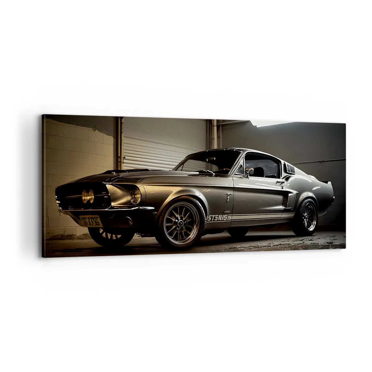 Impression sur toile - Image sur toile - Retour dans le passé - 100x40 cm