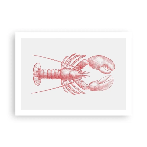 Affiche - Poster - Un homard digne d'Homère - 70x50 cm