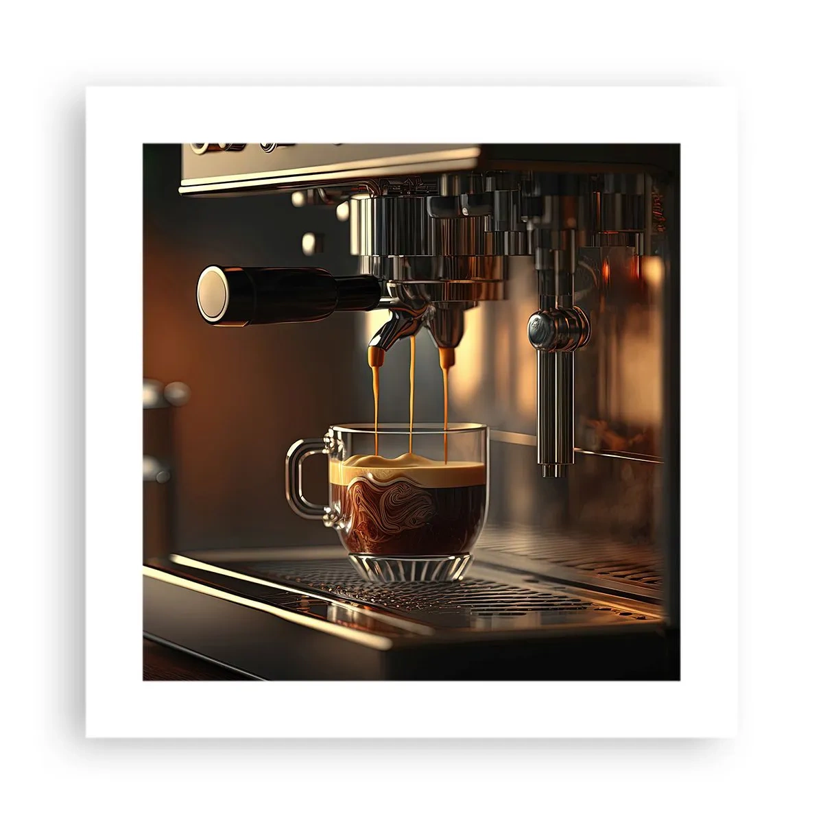 Affiche - Poster - Un mélange sensuel - 40x40 cm