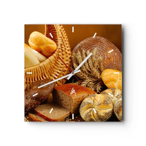 Horloge murale - Pendule murale - On s'en est encore sorti - 40x40 cm