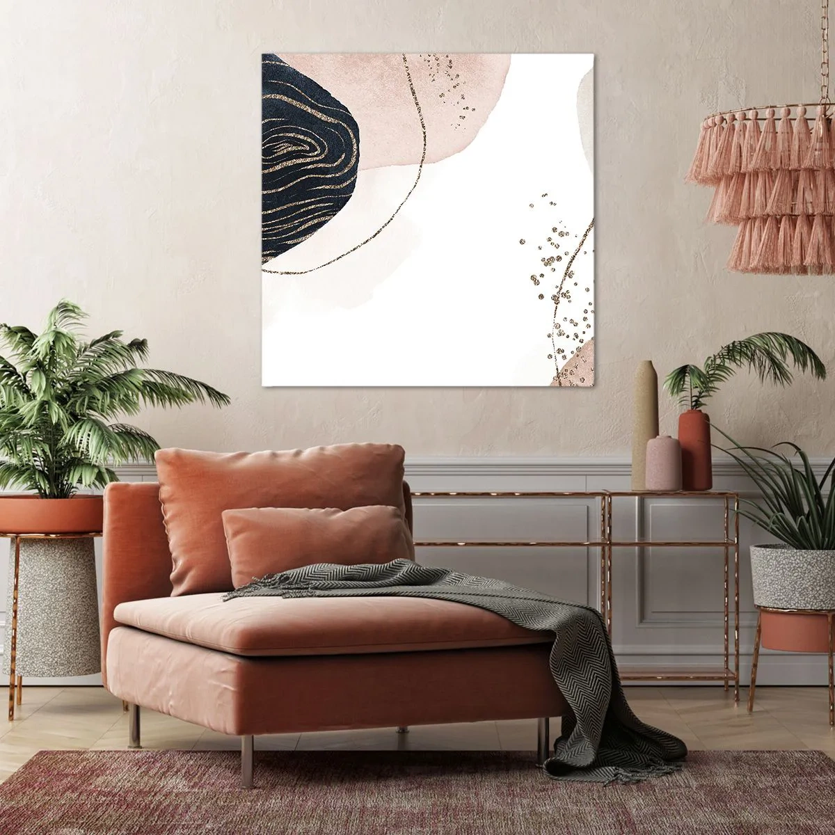 Impression sur toile - Image sur toile - Tout coule - 70x70 cm