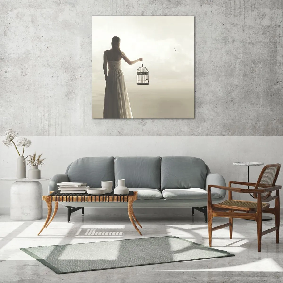 Impression sur verre - Image sur verre - Soi libre - 40x40 cm