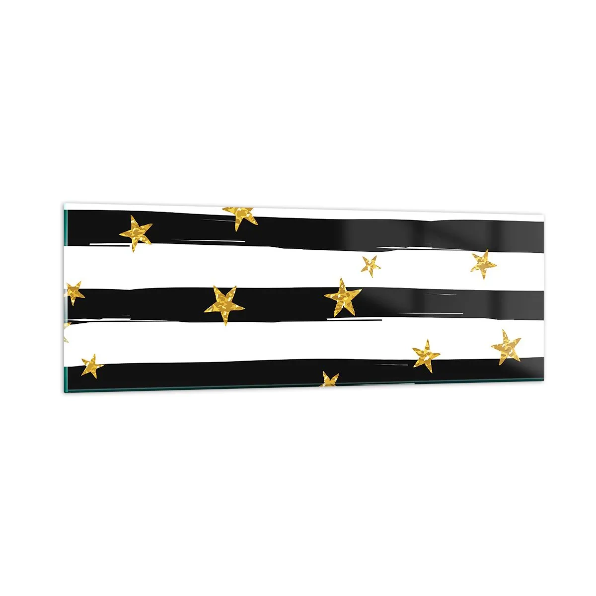 Impression sur verre - Image sur verre - Nous sommes tous nés sous une bonne étoile - 90x30 cm