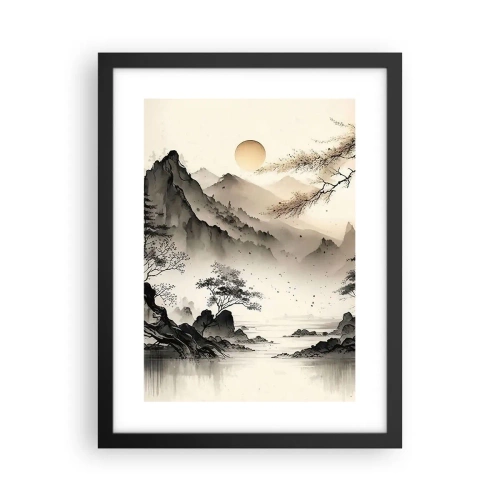 Affiche dans un cadre noir - Poster - Le charme unique de l'Orient - 30x40 cm