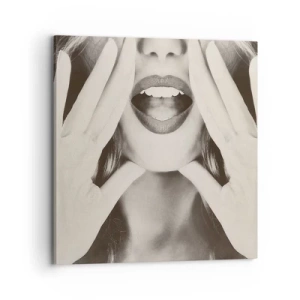 Impression sur toile - Image sur toile - J'arrive! - 70x70 cm