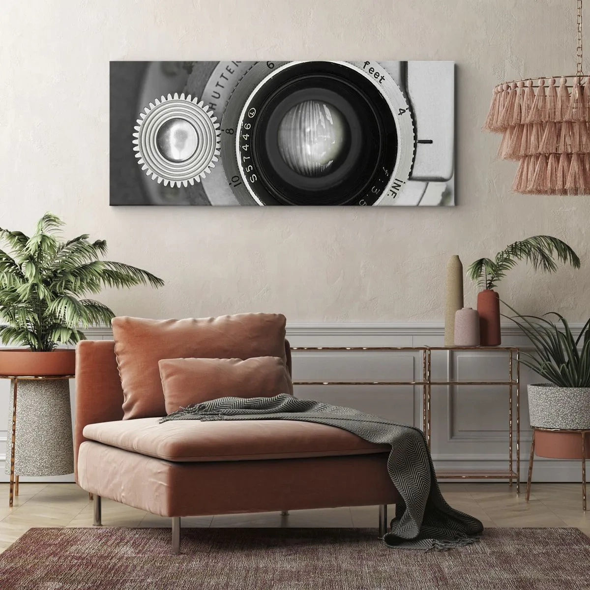 Impression sur toile - Image sur toile - Histoire d'Hollywood - 100x40 cm
