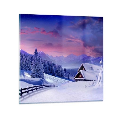 Impression sur verre - Image sur verre - Douce nuit - 50x50 cm