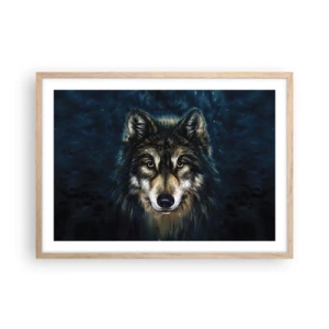 Affiche dans un chêne clair - Poster - Alpha? Et oméga - 70x50 cm