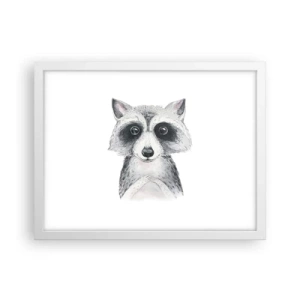 Affiche dans un cadre blanc - Poster - Un moment pour s'émouvoir - 40x30 cm